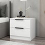 Hanah Home Mesita de Noche Kale Plus - 7910 Blanco